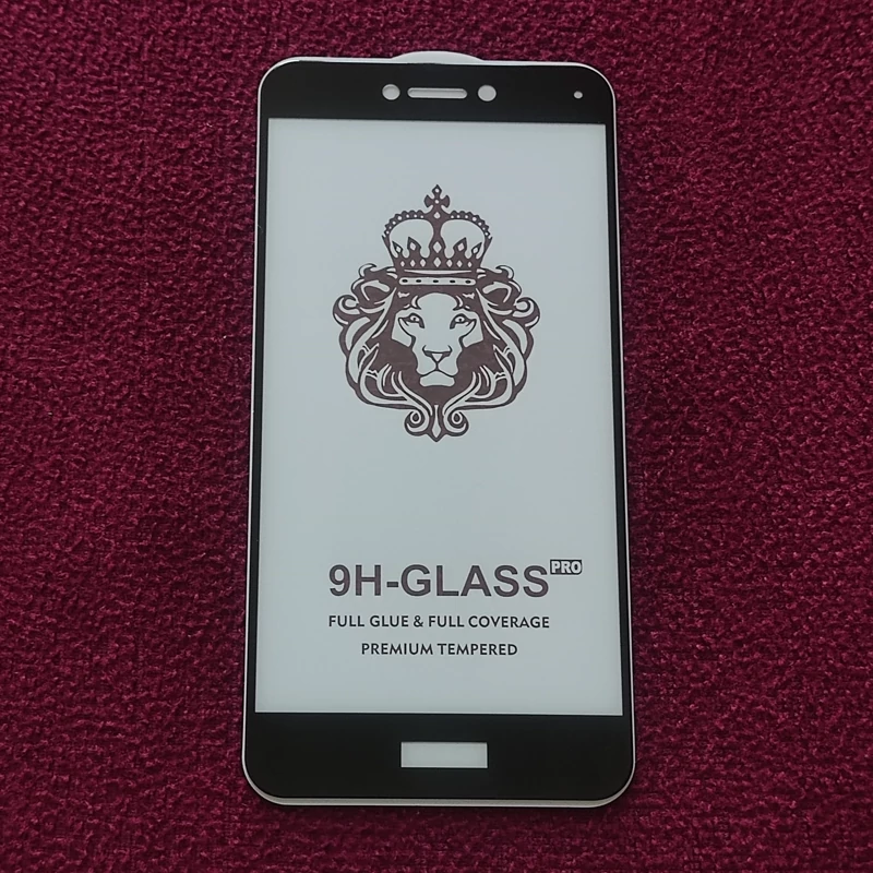 گلس شیشه ای تمام صفحه ضد ضربه درجه یک lion مخصوص گوشی هوآوی Honor 8 lite