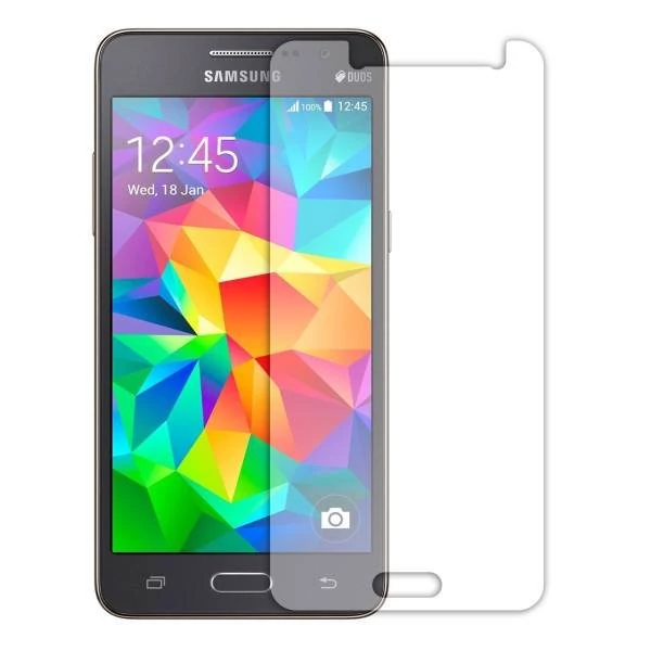 پک دو عددی گلس شیشه ای شفاف گوشی سامسونگ Grand prime و J2 prime و G530