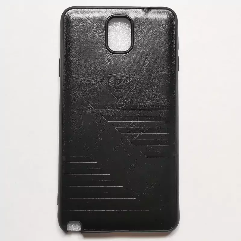 قاب طرح چرمی ژله ای پولوکا مشکی سامسونگ Note 3