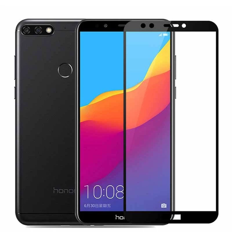 گلس تمام صفحه ضد ضربه درجه یک گوشی هوآوی Y6 prime 2018 و Honor 7A
