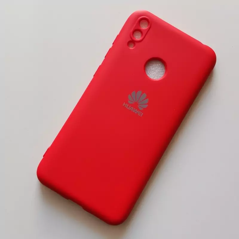 قاب سیلیکونی پاک کنی قرمز گوشی هوآوی Y7 prime 2019