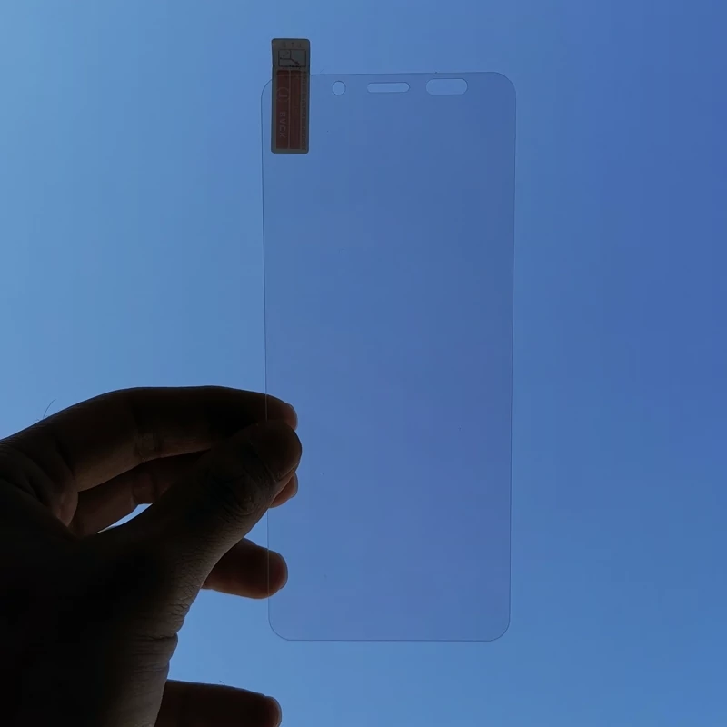 گلس شیشه ای ساده شفاف بالا بسته گوشی سامسونگ A8 plus 2018 یا سامسونگ A8 پلاس