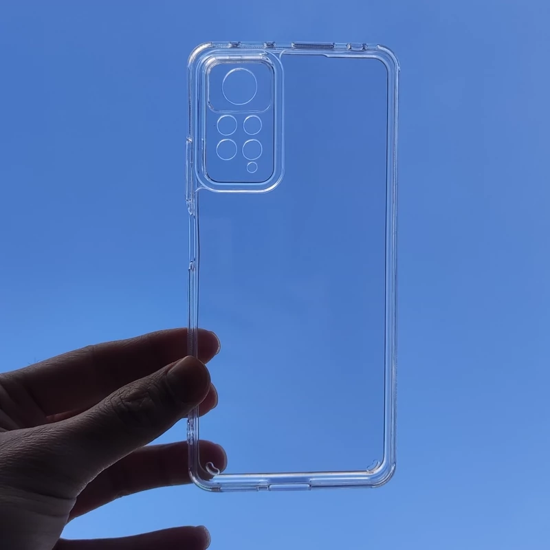قاب شفاف درجه یک پشت طلقی محکم گوشی شیائومی Redmi note 12 pro 4G