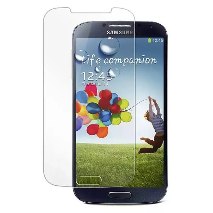 پک دو عددی گلس شیشه ای شفاف گوشی سامسونگ Galaxy S4