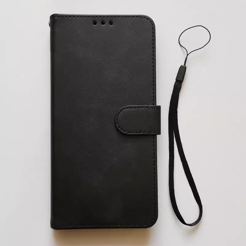 کیف مگنتی مشکی بهمراه بند مناسب گوشی شیائومی Poco x3 و Poco x3 pro