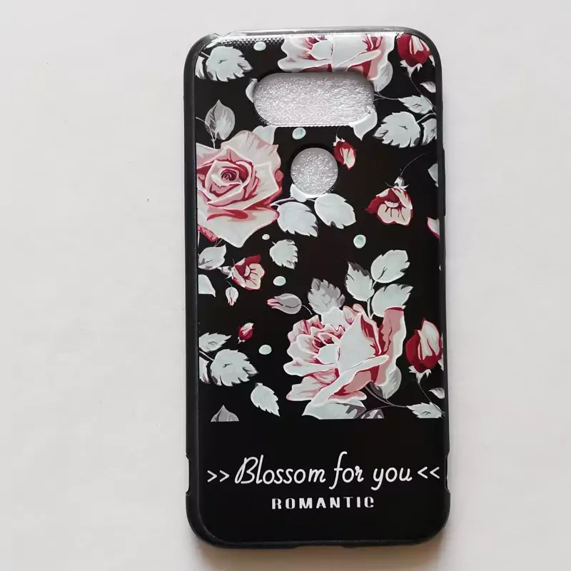 قاب طرحدار  ژله ای گل گوشی الجی G5 یا LG G5
