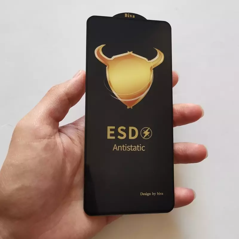 گلس تمام صفحه درجه یک Anti static biva گوشی شیائومی Redmi note 9