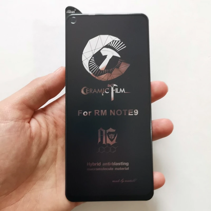 گلس سرامیکی مات میتوبل درجه یک گوشی شیائومی Redmi note 9 معمولی