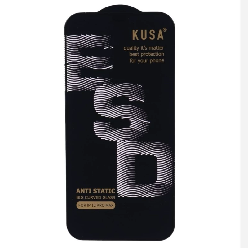 گلس تمام صفحه شیشه ای درجه یک مناسب گوشی آیفون 12 pro max یا آیفون 12 پرو مکس