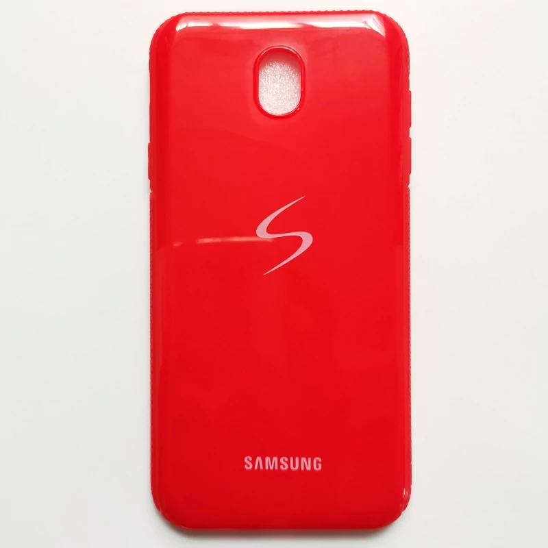قاب ژله ای رنگی قرمز براق گوشی سامسونگ J7 pro