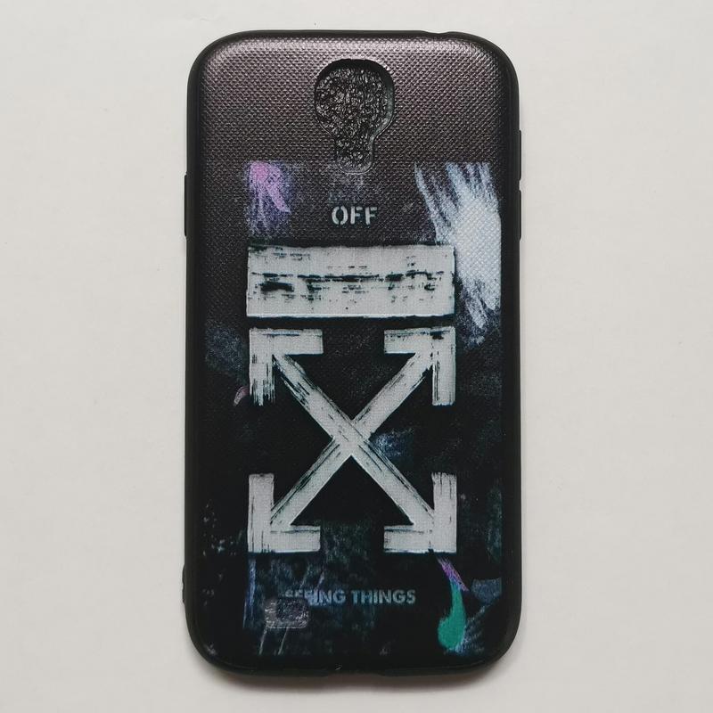 قاب طرحدار OFF WHITE مناسب گوشی سامسونگ S4