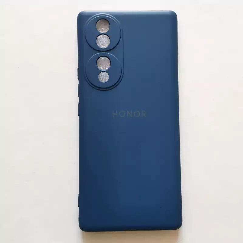 قاب سیلیکونی پاک کنی سرمه ای گوشی Honor 70