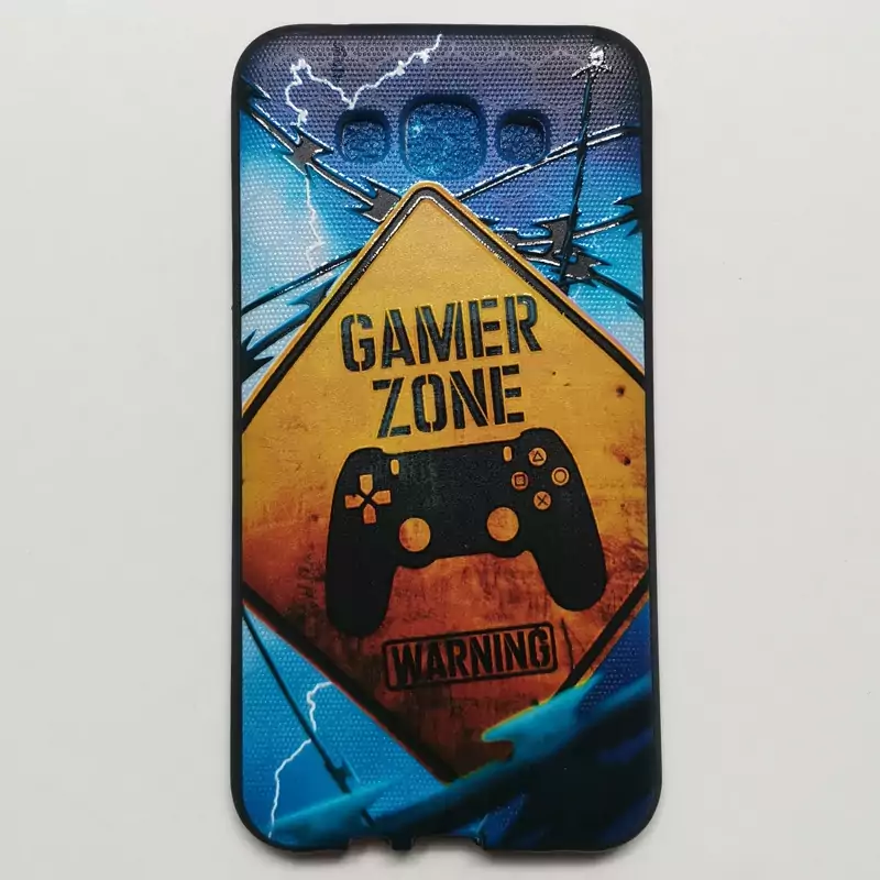 قاب طرحدار ژله ای Gamer گوشی سامسونگ E7