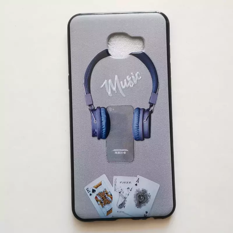 قاب طرحدار ژله ای music گوشی سامسونگ C5 و C5 pro