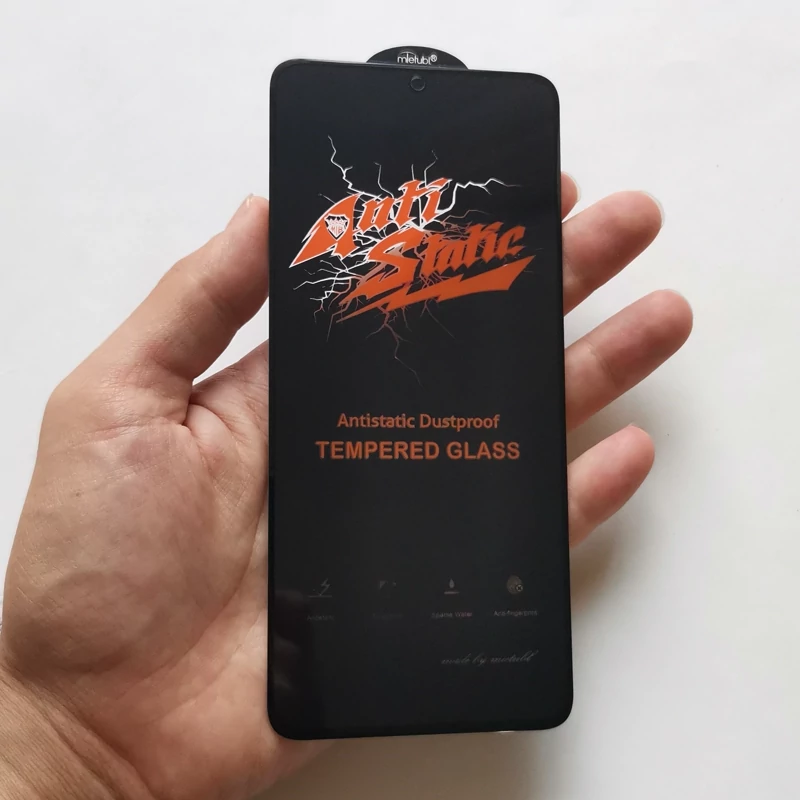 گلس شیشه ای تمام صفحه درجه یک Anti Static گوشی شیائومی Redmi note 10 pro