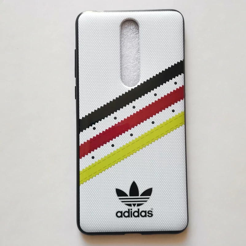 قاب طرحدار  ژله ای adidas گوشی نوکیا 3.1 plus یا Nokia 3.1 plus
