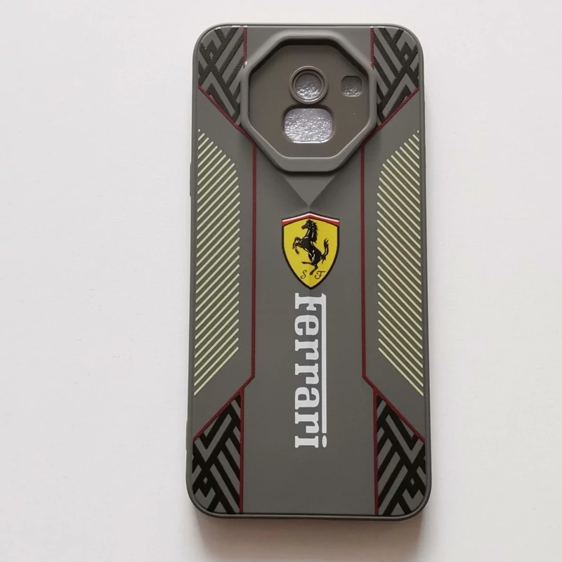 قاب طرحدار ژله ای درجه یک محکم FERRARI مناسب گوشی سامسونگ J6 معمولی یا J600f