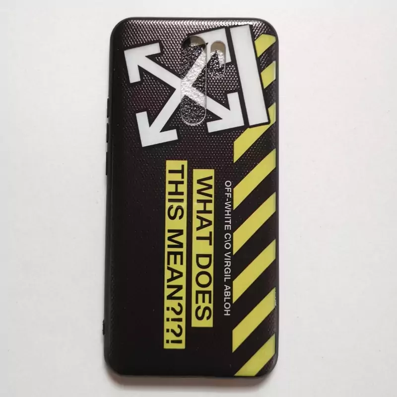 قاب طرحدار OFF WHITE گوشی شیائومی Redmi 9 ساده