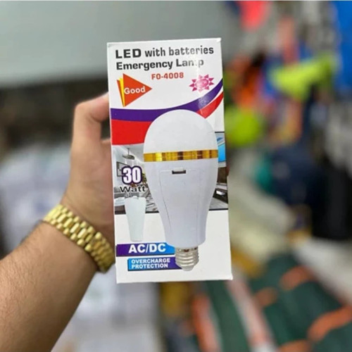 لامپ اضطراری شارژی 30 وات مدل 3920 رنگ مهتابی