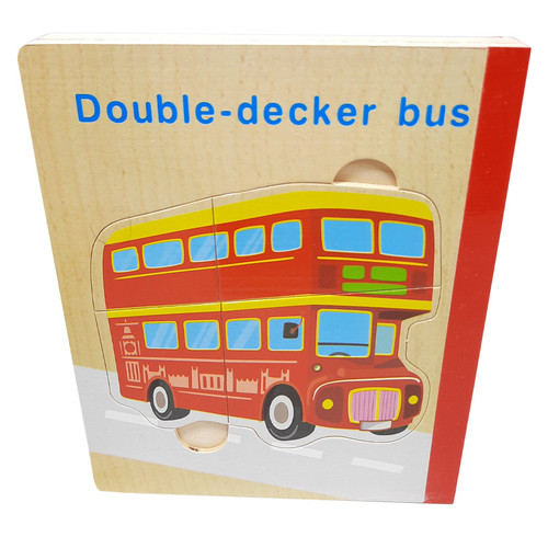 پازل آموزشی مدل جورچین کتابی وسایل نقلیه