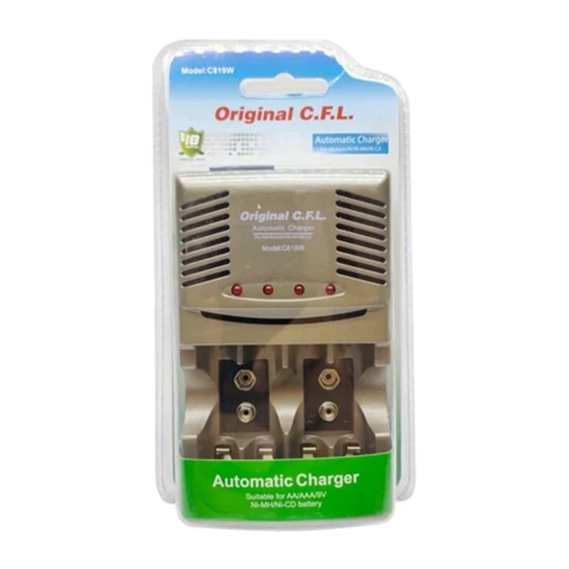 شارژر باتری چهارتایی cfl مدل 819