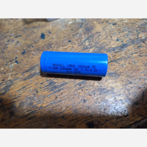 باتری 18500 مکسل 1800 میلی آمپر