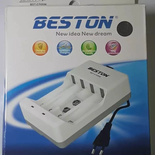 شارژر باتری چهارتایی Beston سیم دار