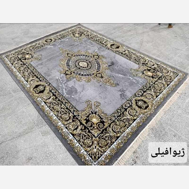 فرش ماشینی 9متری کاشان نقشه ژیوا فیلی(ارسال رایگان)