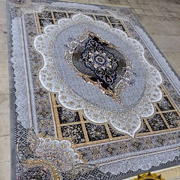 فرش ماشینی12متری کاشان نقشه مانلی(ارسال رایگان)