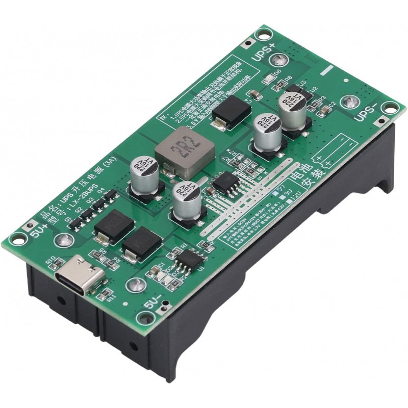 ماژول یو پی اس UPS و شارژر باتری لیتیومی مدل LX-2BUPS 9V