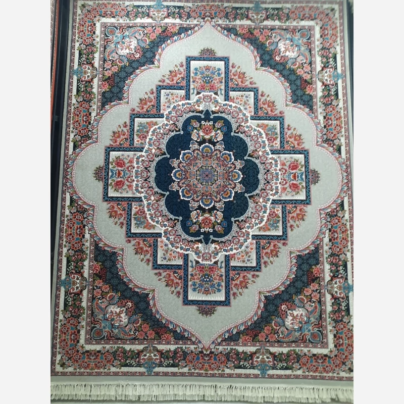 فرش ماشینی 500شانه کاشان نقشه ناردون فیلی 12متری ورژن(ارسال رایگان)