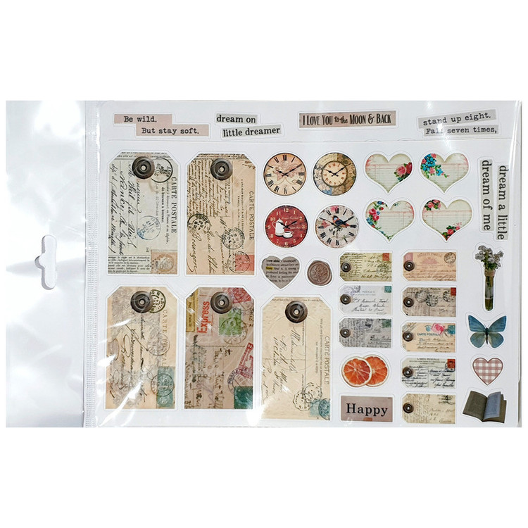برچسب مدل Little Dreamer طرح بولت ژورنال و اسکرپ بوک کد 46 مجموعه 2 عددی