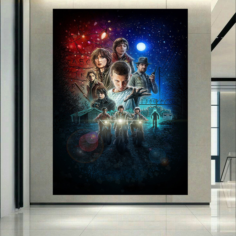 پوستر طرح سریال مدل Stranger Things کد AR20590