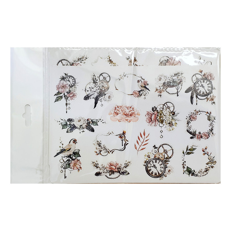 برچسب مدل Birds and Feathers طرح بولت ژورنال و اسکرپ بوک کد 52 بسته 2 عددی