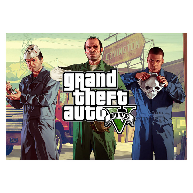 پوستر مدل GTA V کد 1757