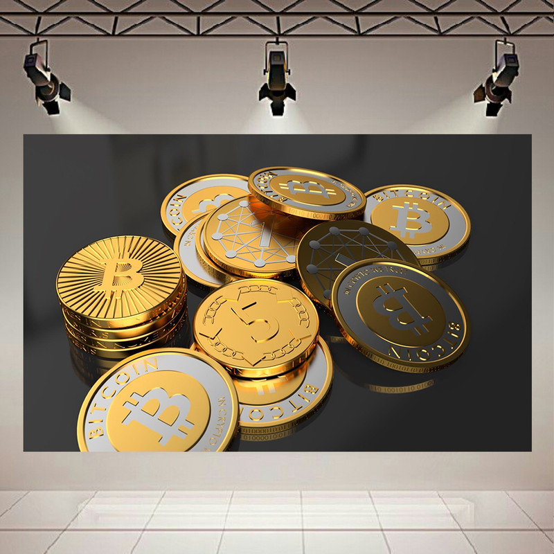 پوستر طرح بیت کوین مدل All Coin کد AR2610