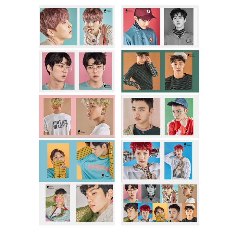 آویز تزیینی بادکنک آبی طرح اکسو lucky one مدل EXO2 مجموعه 10 عددی