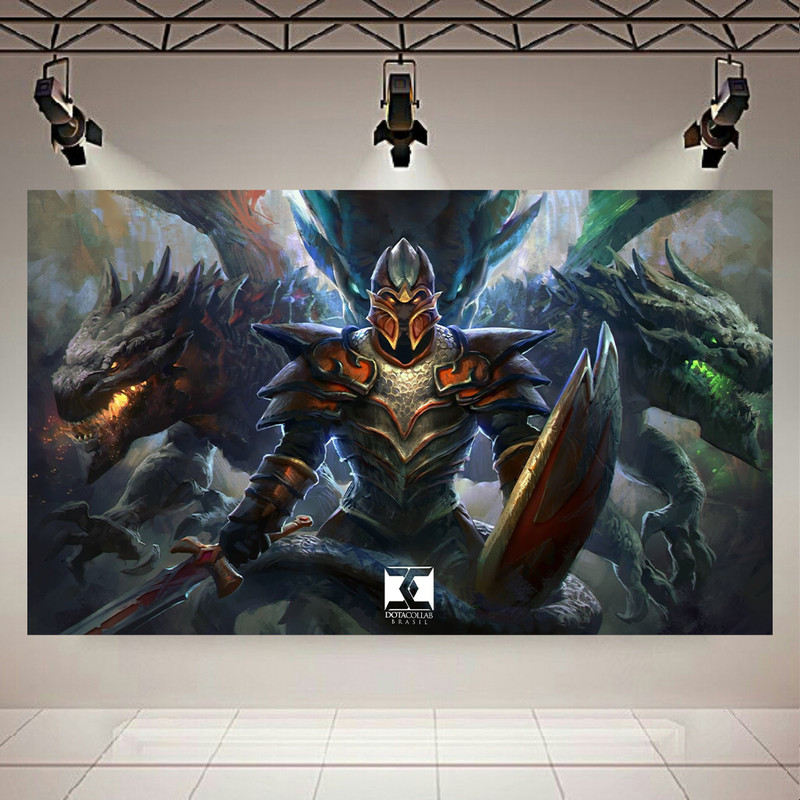 پوستر طرح گیم مدل Dota2 Dragon Knight کد AR13920