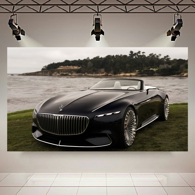 پوستر طرح ماشین مدل مرسدس بنز Maybach 6 کد AR11500