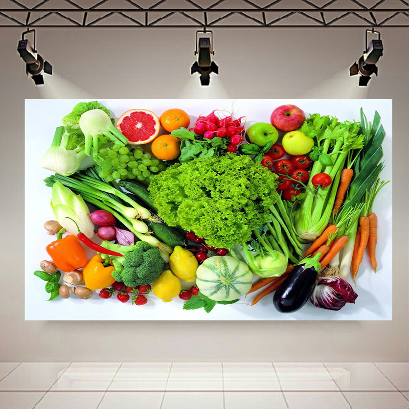 پوستر طرح صیفی جات و میوه کد AR21440