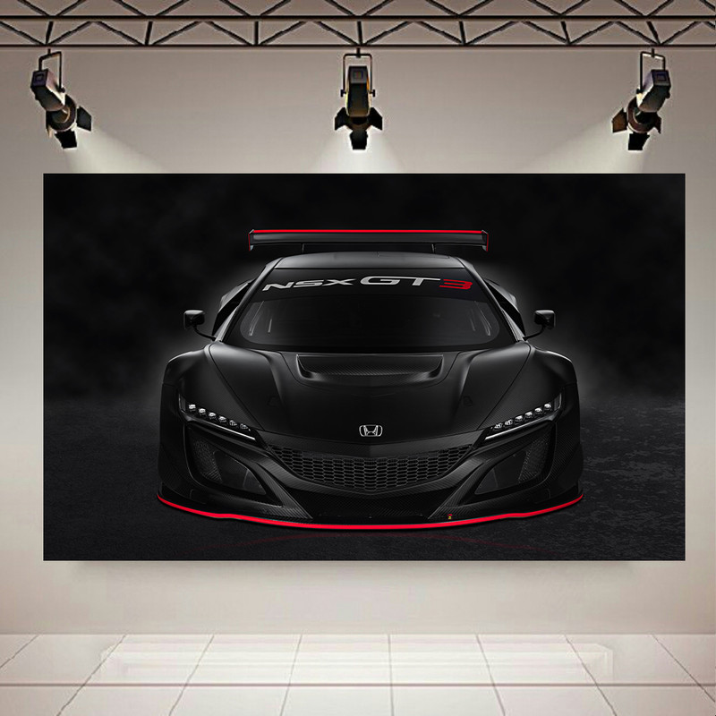 استیکر طرح ماشین مدل Honda Nsx Gt3 کد AR1064