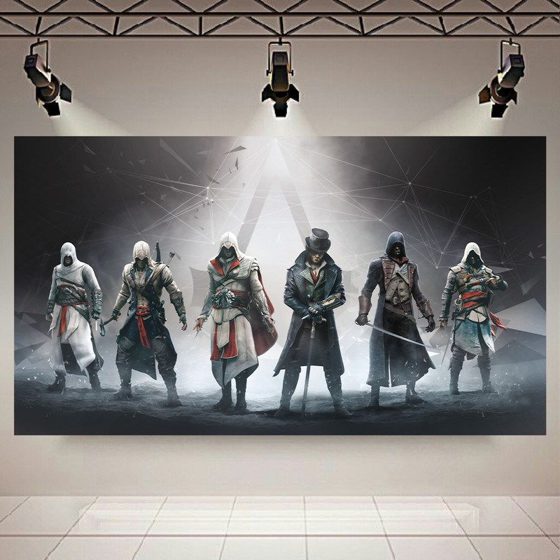 پوستر طرح Game مدل چندگانه Assassins Creed کد AR12550