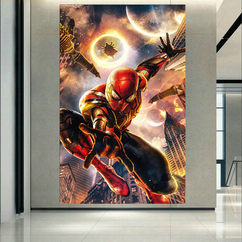 پوستر طرح مرد عنکبوتی مدل Spiderman No Way Home کد AR19690