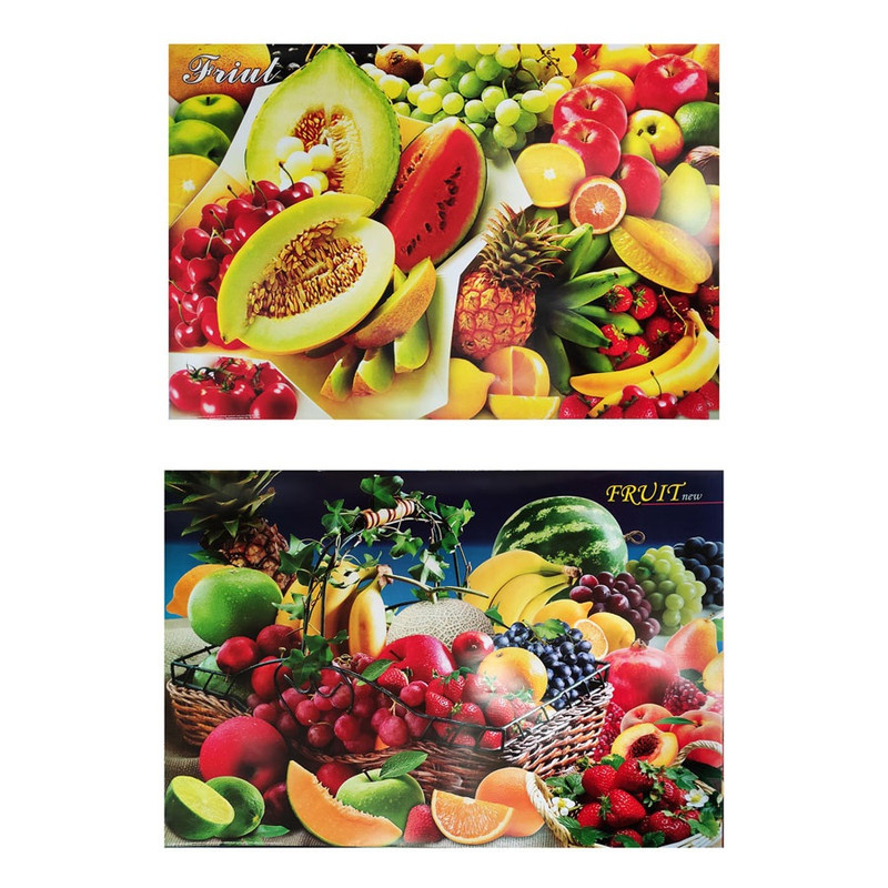 پوستر طرح میوه بسته 2 عددی