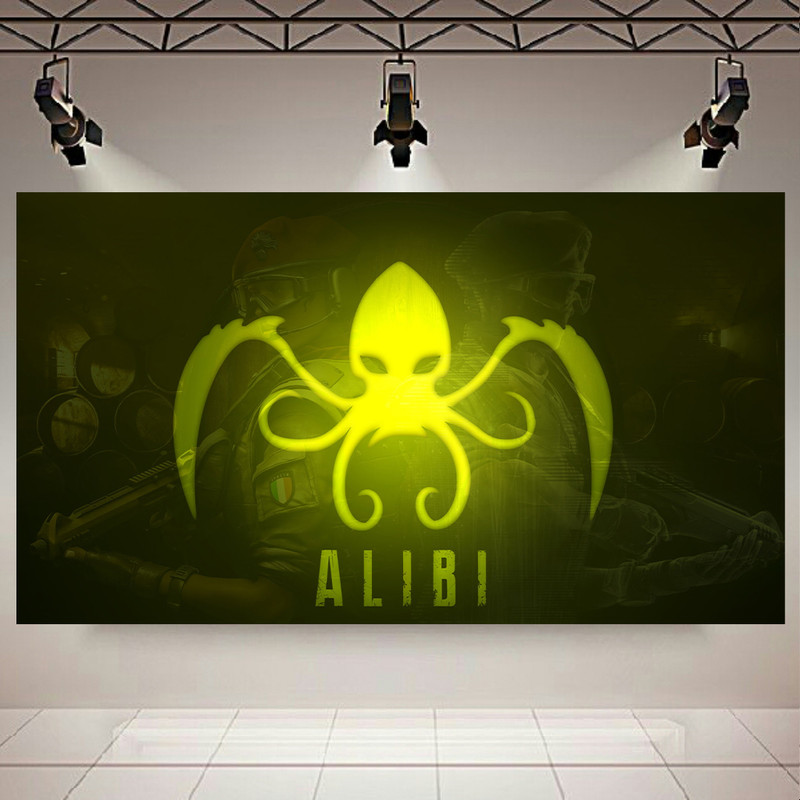 پوستر طرح Game مدل Rainbow six siege ( ALIBI ) کد AR8590