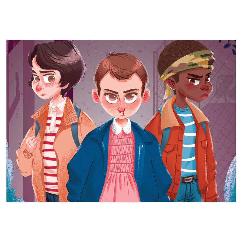 پوستر طرح چیزهای عجیب کد 1418 -Stranger Things