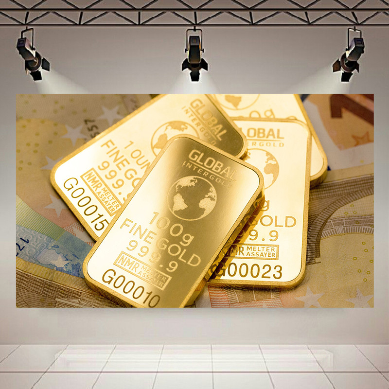 پوستر مدل شمش طلا کد AR2590