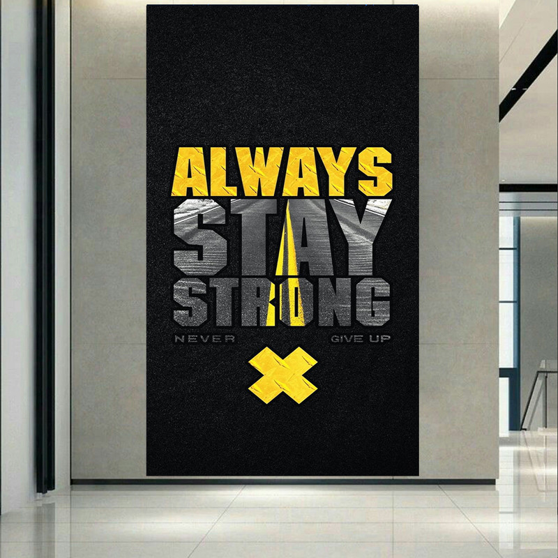 استیکر طرح انگیزشی مدل Always Stay Strong کد AR1265