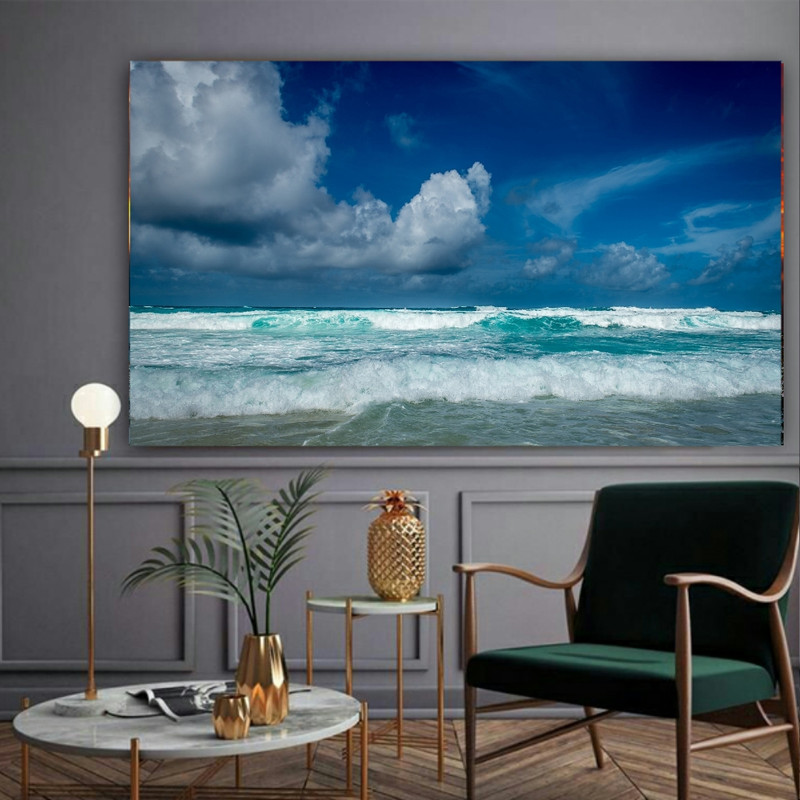 پوستر دیواری طرح دریا خروشان مدل SDP1350