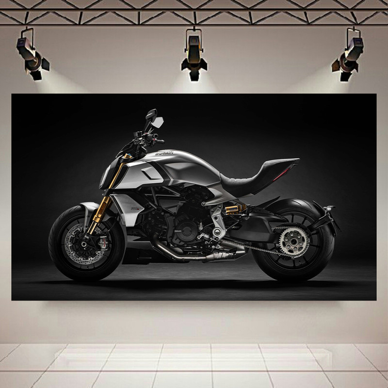 پوستر طرح موتور مدل Ducati Diavel 1260 S کد AR11360